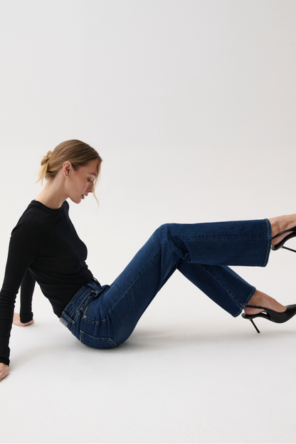 Evie High Rise Slim Boot - Penthouse