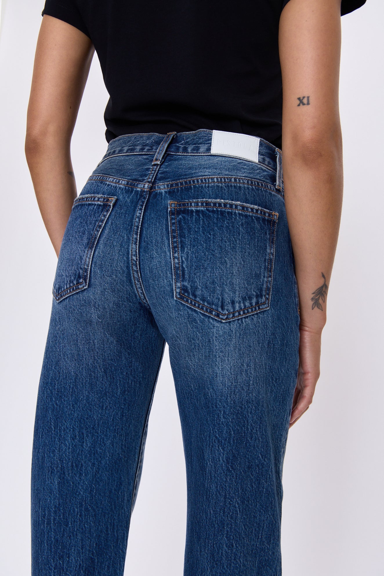 Lexi Mid Rise Bowed Straight Jean - Artisan