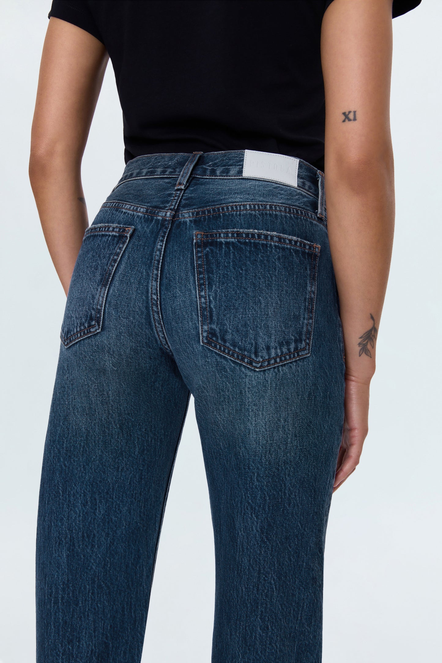 Lexi Mid Rise Bowed Straight Jean - Artisan