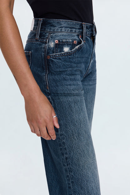 Lexi Mid Rise Bowed Straight Jean - Artisan