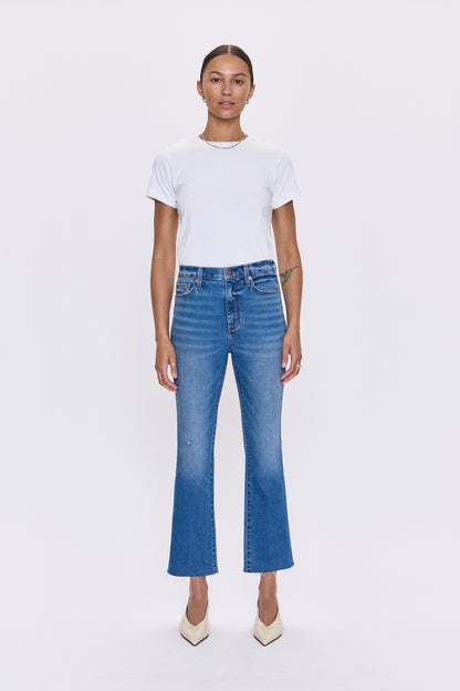 Lennon High Rise Crop Boot Jean - Countryside