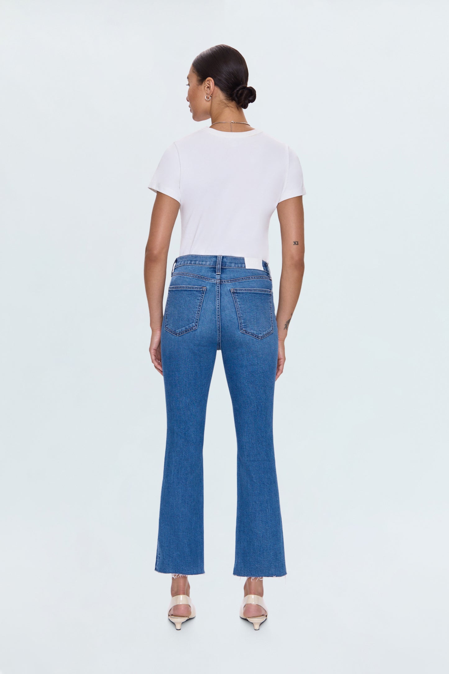 Lennon High Rise Crop Boot Jean - Countryside