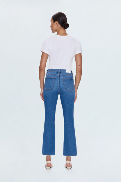 Lennon High Rise Crop Boot Jean - Countryside
