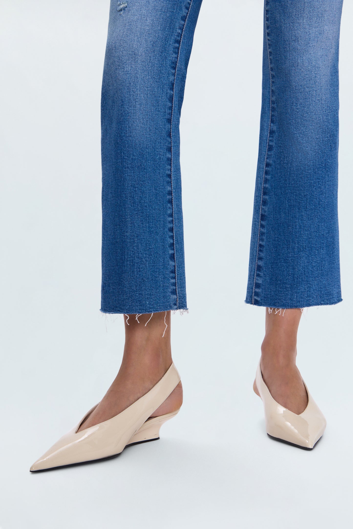 Lennon High Rise Crop Boot Jean - Countryside