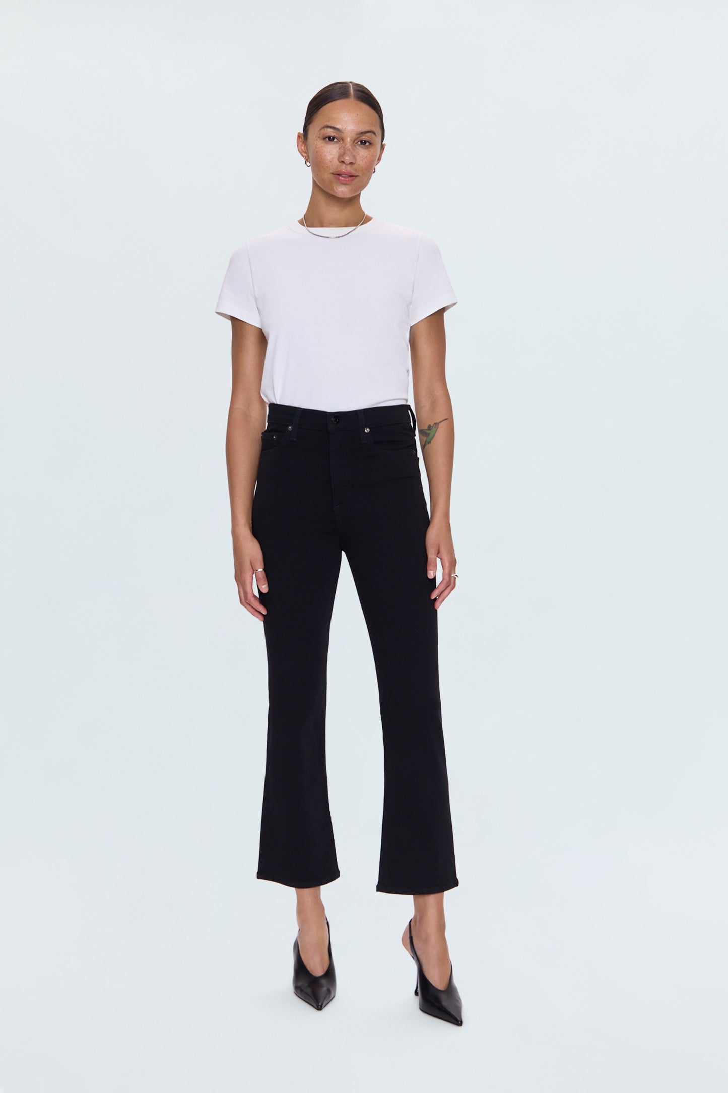 Lennon High Rise Boot Jean - Noir