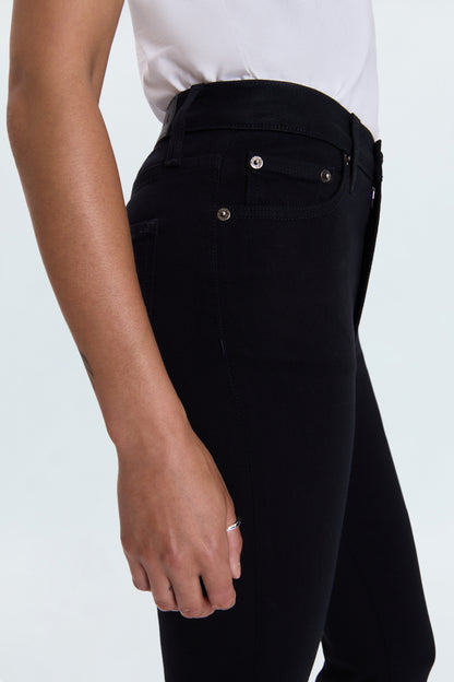 Lennon High Rise Boot Jean - Noir