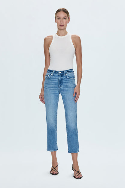 Monroe Crop High Rise Cigarette Jean - Hill
