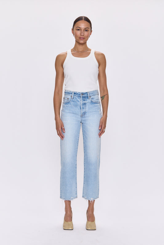 Cassie Super High Rise Straight Jean - Radiant Vintage