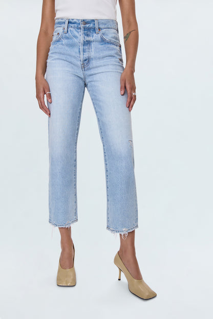 Cassie Super High Rise Straight Jean - Radiant Vintage