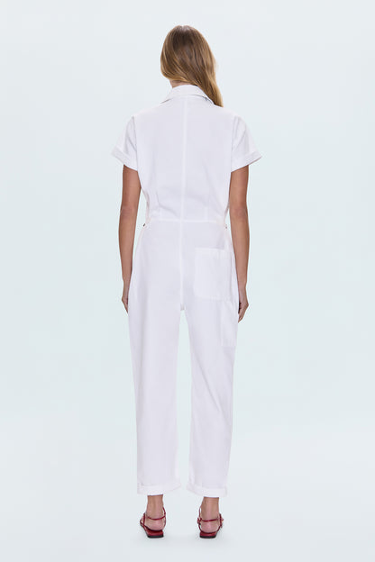 Grover Jumpsuit - Vivid White