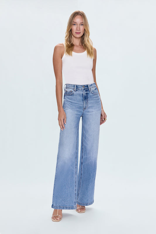 Lana High Rise Ultra Wide Leg Jean - Break