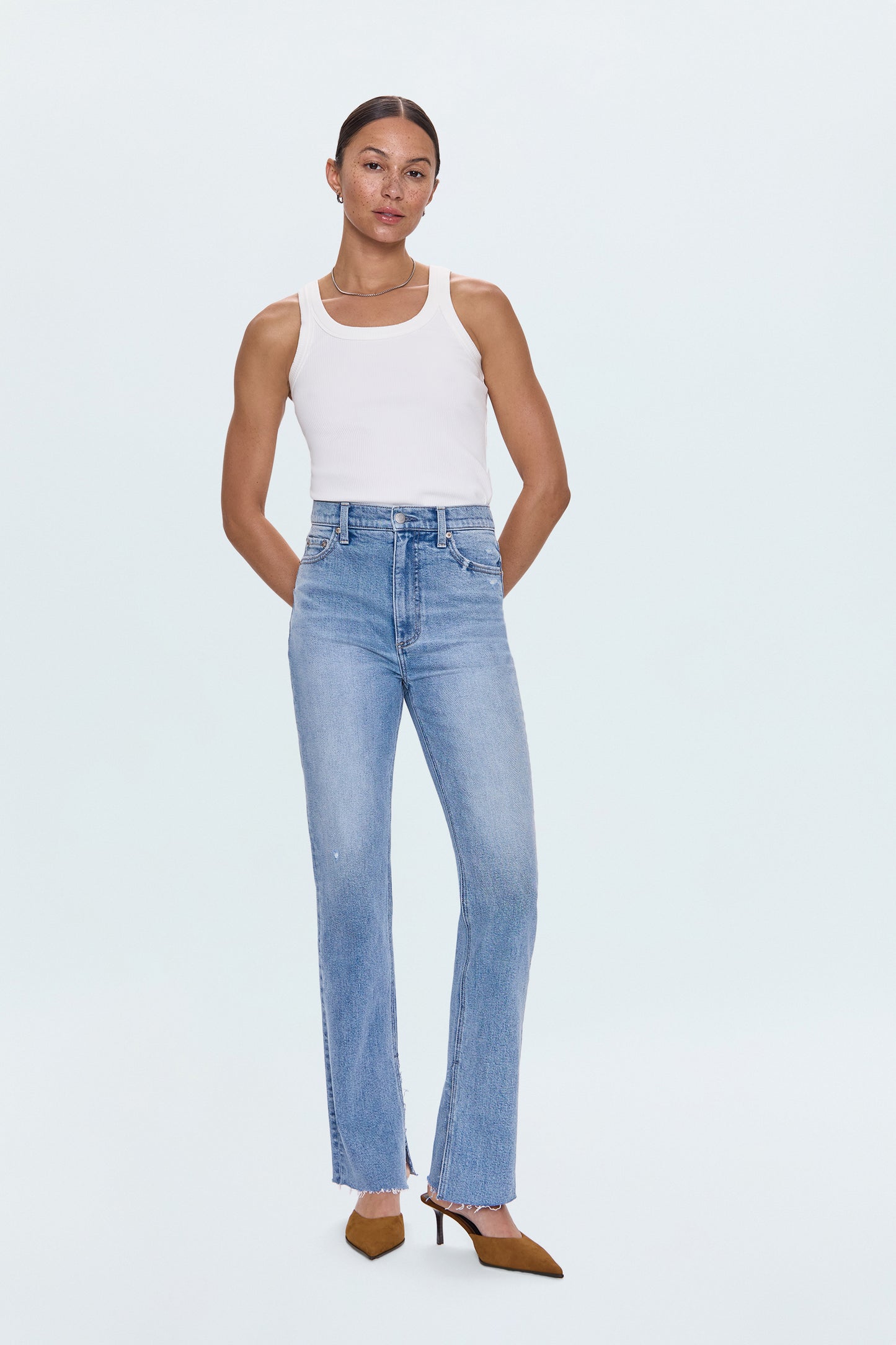 Colleen High Rise Slim Boot Jean - Splendor
