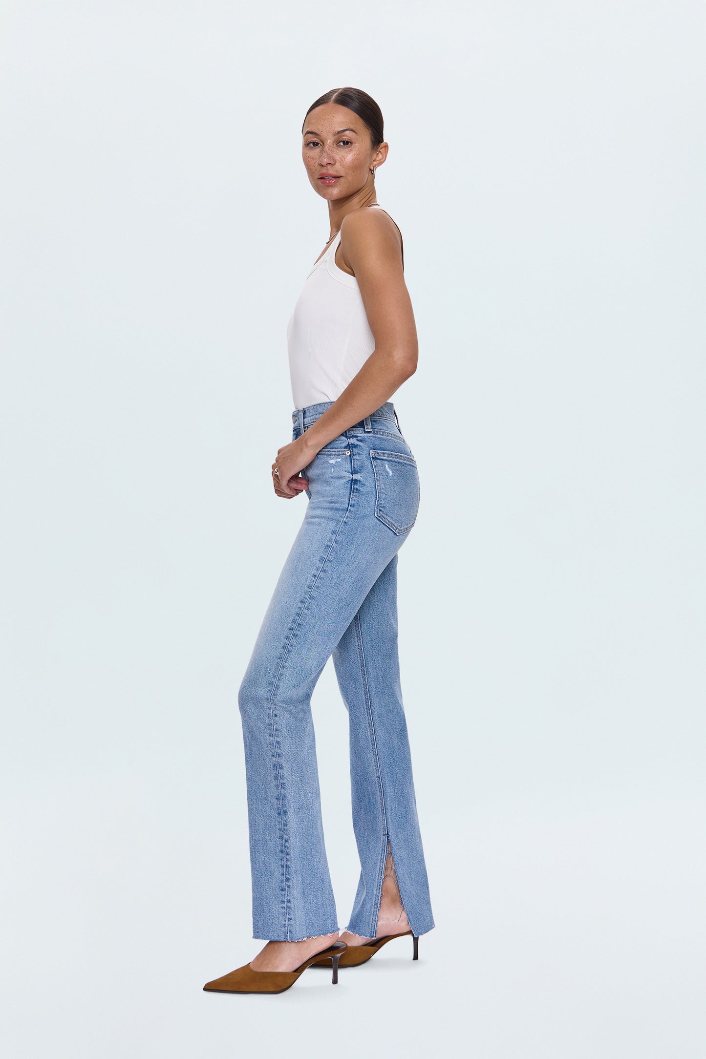 Colleen High Rise Slim Boot Jean - Splendor
