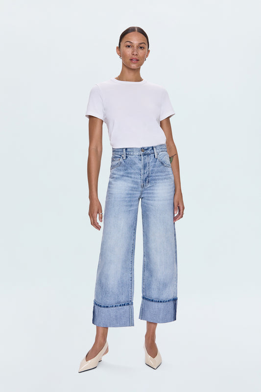 Ryder High Rise Cuffed Jean - Essex