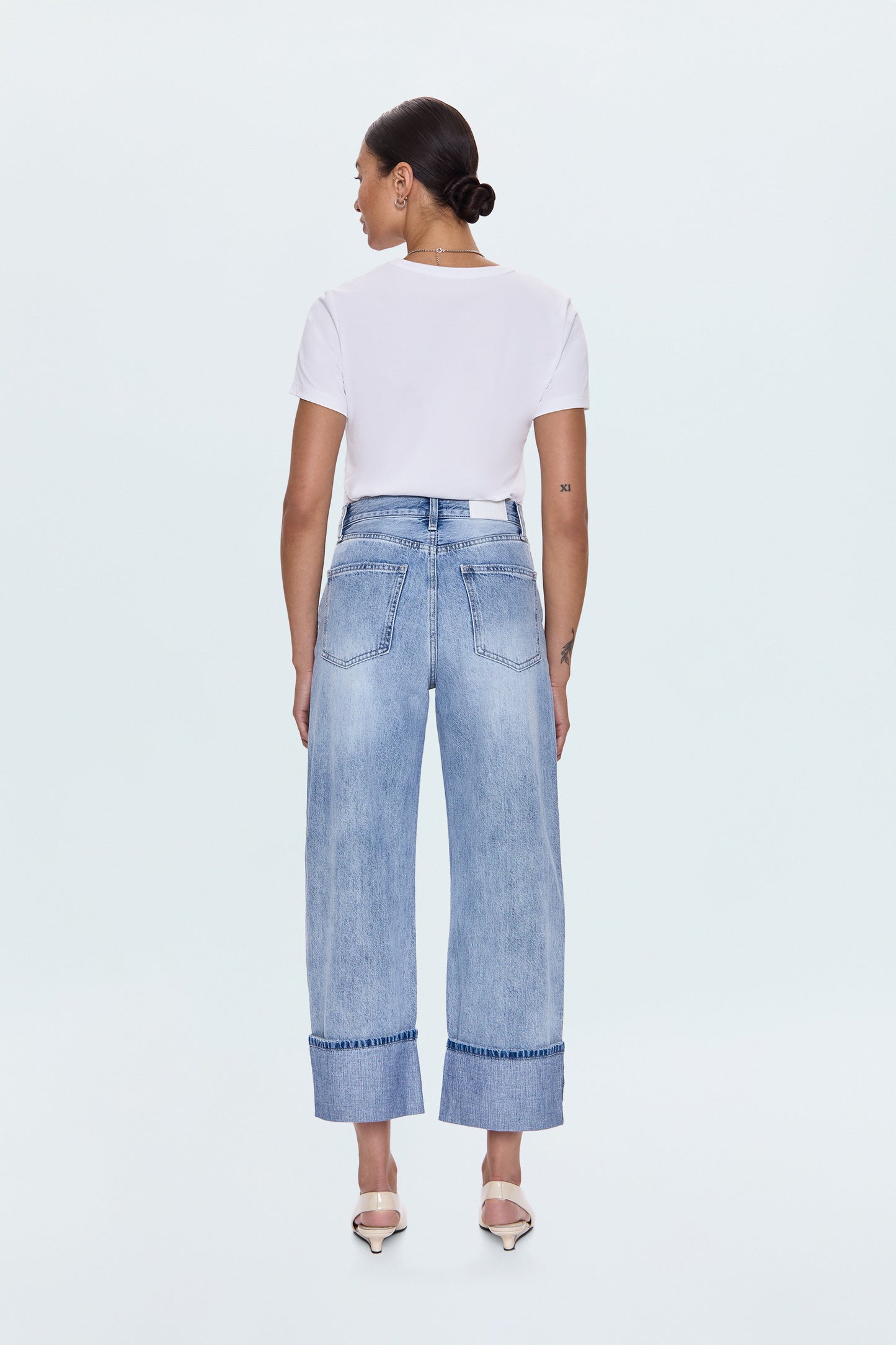 Ryder High Rise Cuffed Jean - Essex