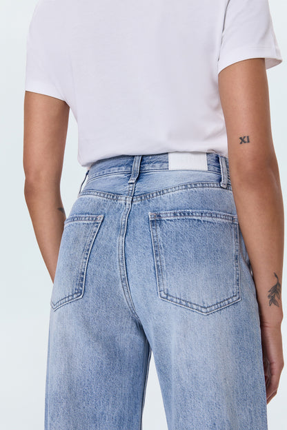 Ryder High Rise Cuffed Jean - Essex
