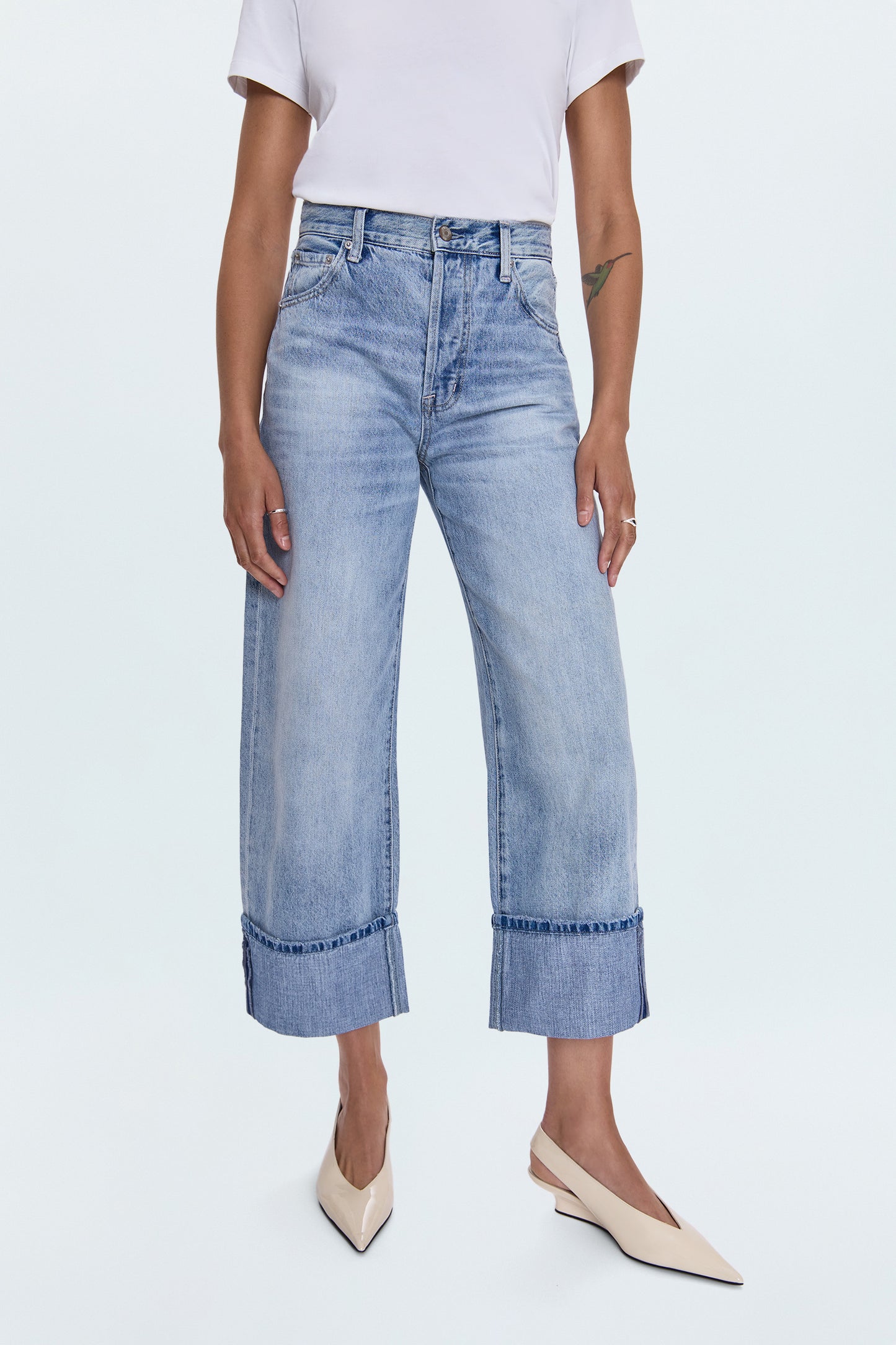Ryder High Rise Cuffed Jean - Essex