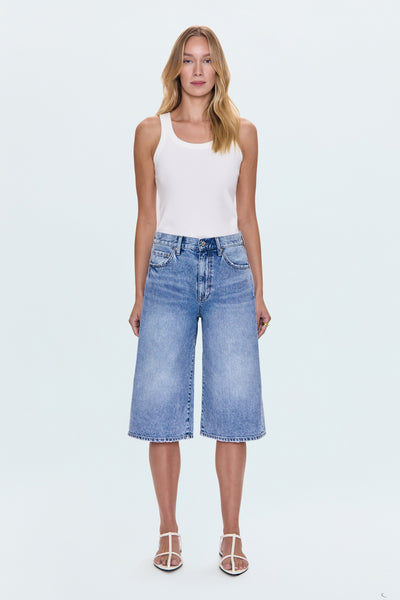 【2plan】Luffy cut bermuda denim pants ONE PIECE STRAW HAT DENIM JORTS (BLACK) – Hypland