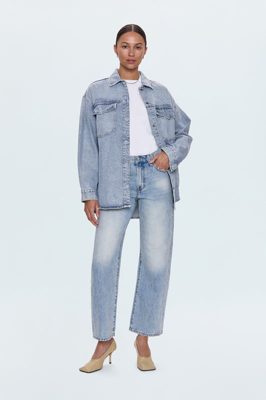 Mandy Oversized Shacket - Paloma