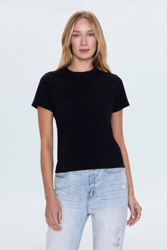 Alba Baby Tee- Noir