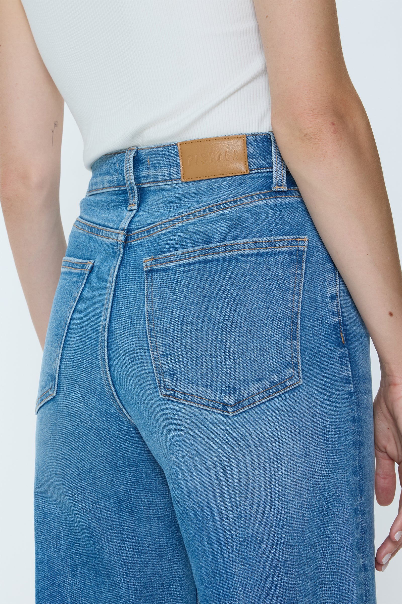 Lana Crop High Rise Ultra Wide Leg - Wild Heart – Pistola Denim