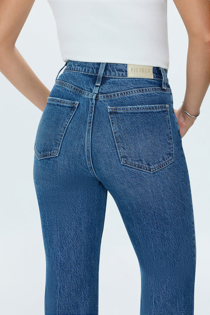 Cassie Super High Rise Straight Jean - Palladium