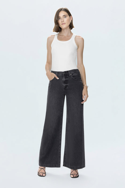 Jadyn Low Slung Palazzo Jean - Zen
