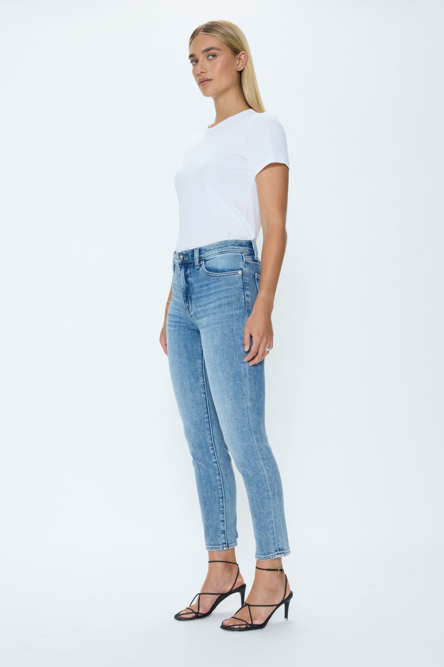 Madi High Rise Slim Jean - Silverlake
