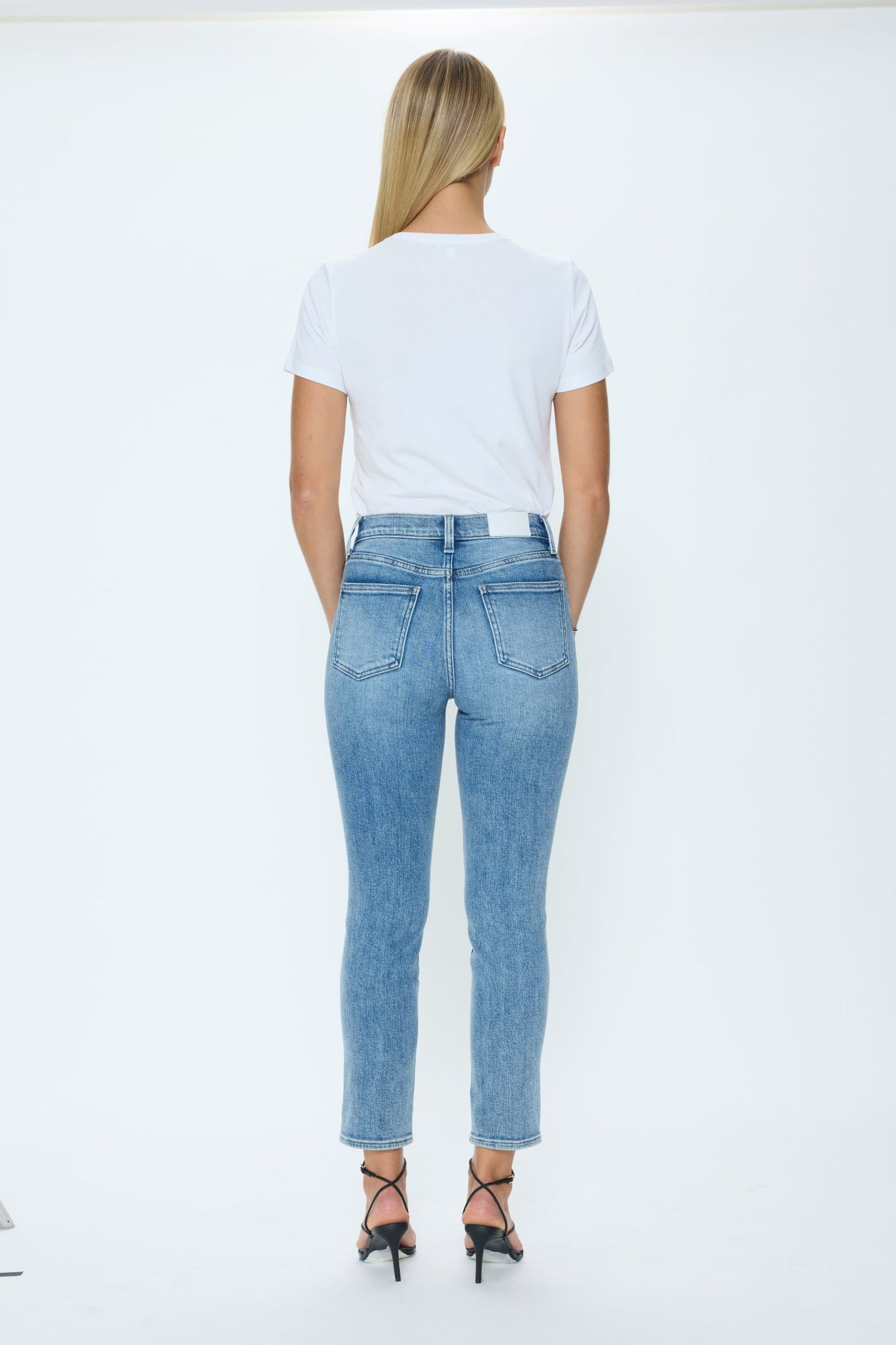 Madi High Rise Slim Jean - Silverlake