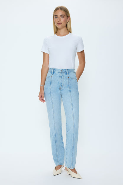 Cassie Super High Rise Straight Jean - Vibes