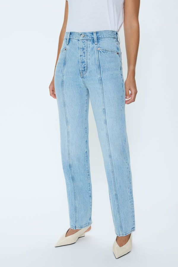 Cassie Super High Rise Straight Jean - Vibes