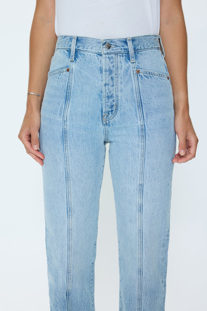 Cassie Super High Rise Straight Jean - Vibes