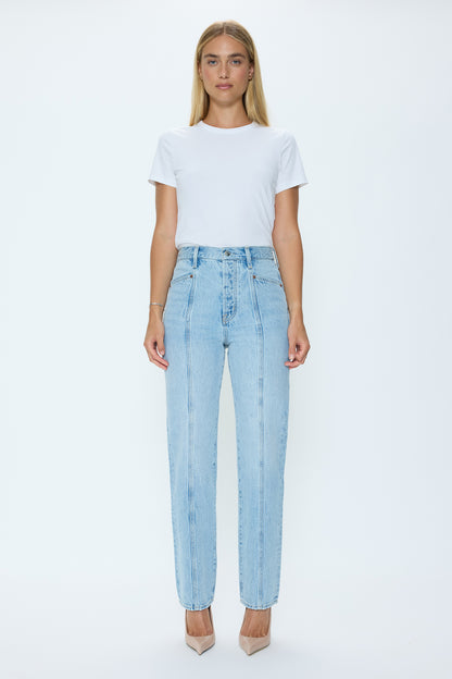Cassie Super High Rise Straight Jean - Vibes