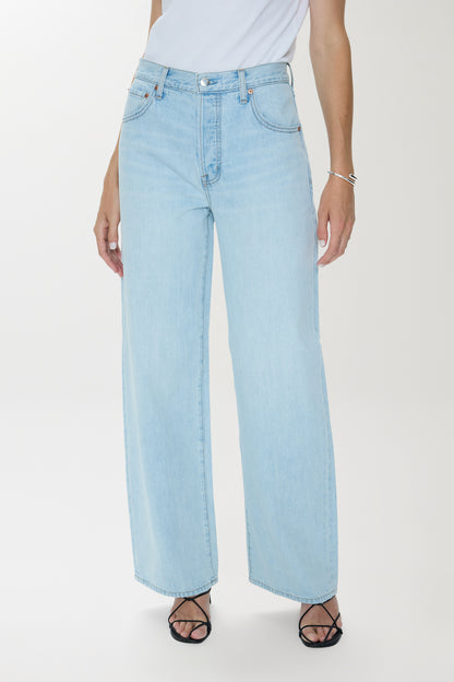 Tate High Rise Bowed Wide Leg Jean - Postcards
