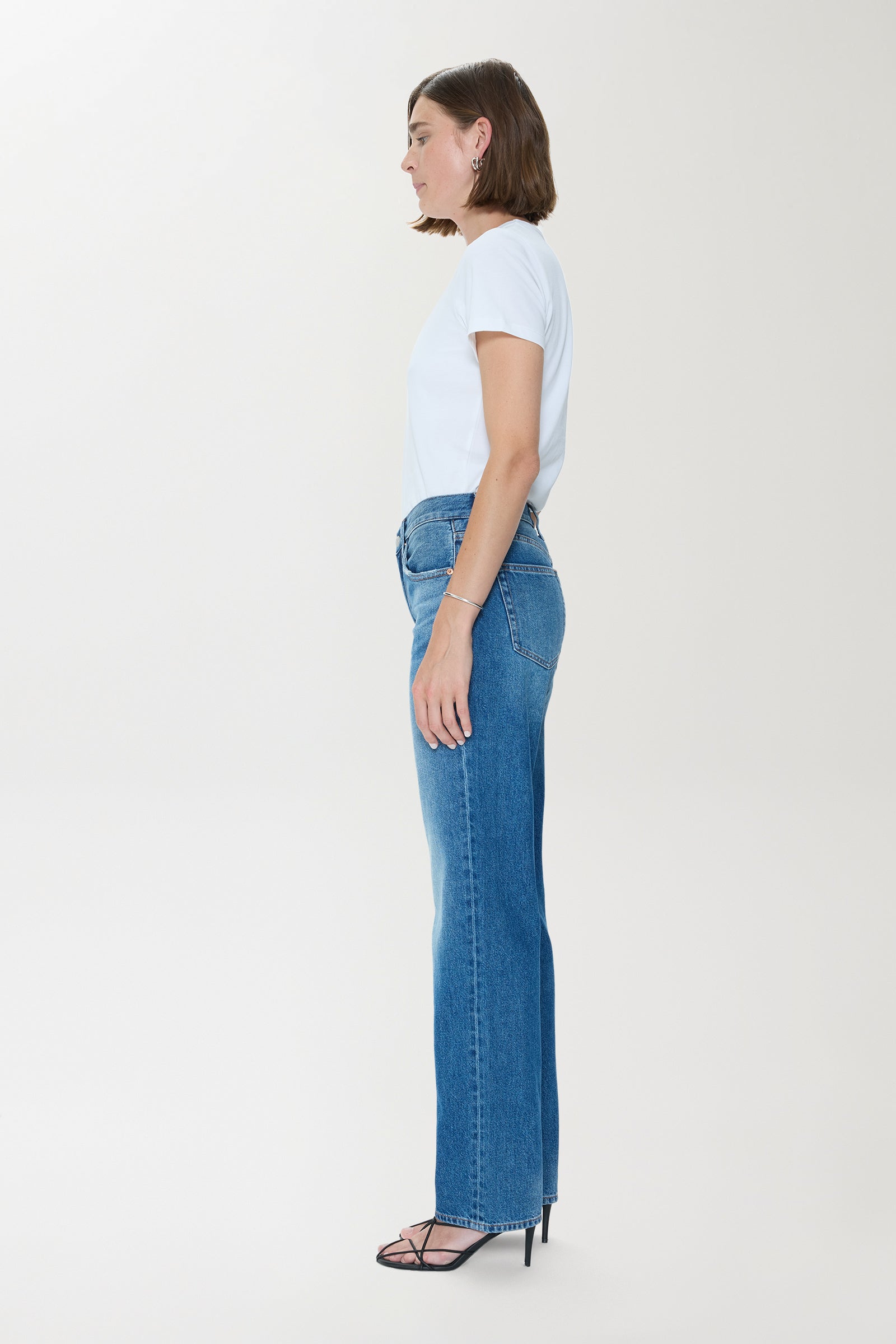 Pistola Issa Mid Rise Relaxed Straight Jean - Sorensen mid rise straight relaxed jeans