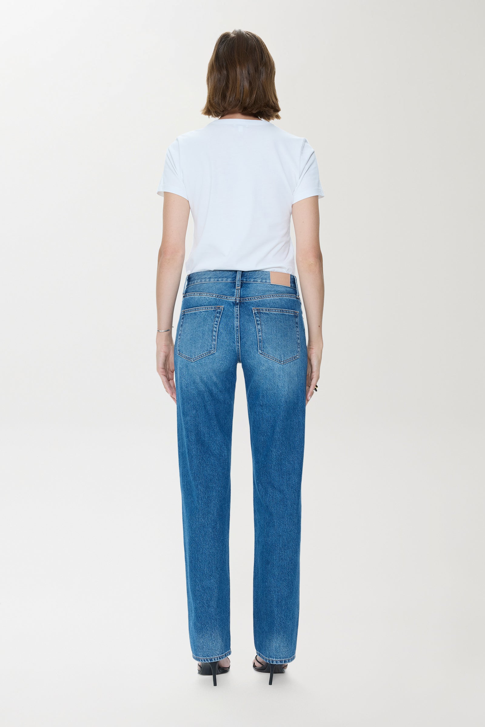 Pistola Issa Mid Rise Relaxed Straight Jean - Sorensen mid rise straight relaxed jeans
