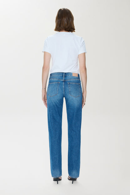 Pistola Issa Mid Rise Relaxed Straight Jean - Sorensen mid rise straight relaxed jeans