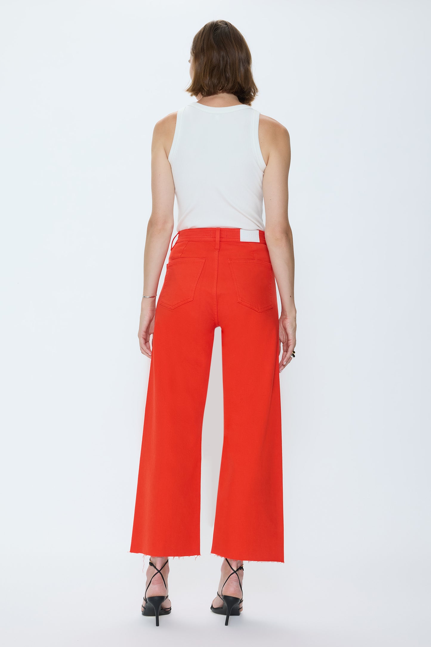 Penny Crop High Rise Wide Leg Jean - Chili