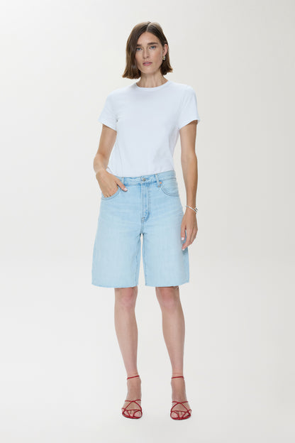 Pistola Nolan Relaxed Straight Cut Off - Postcards Vintage straight relaxed jeans