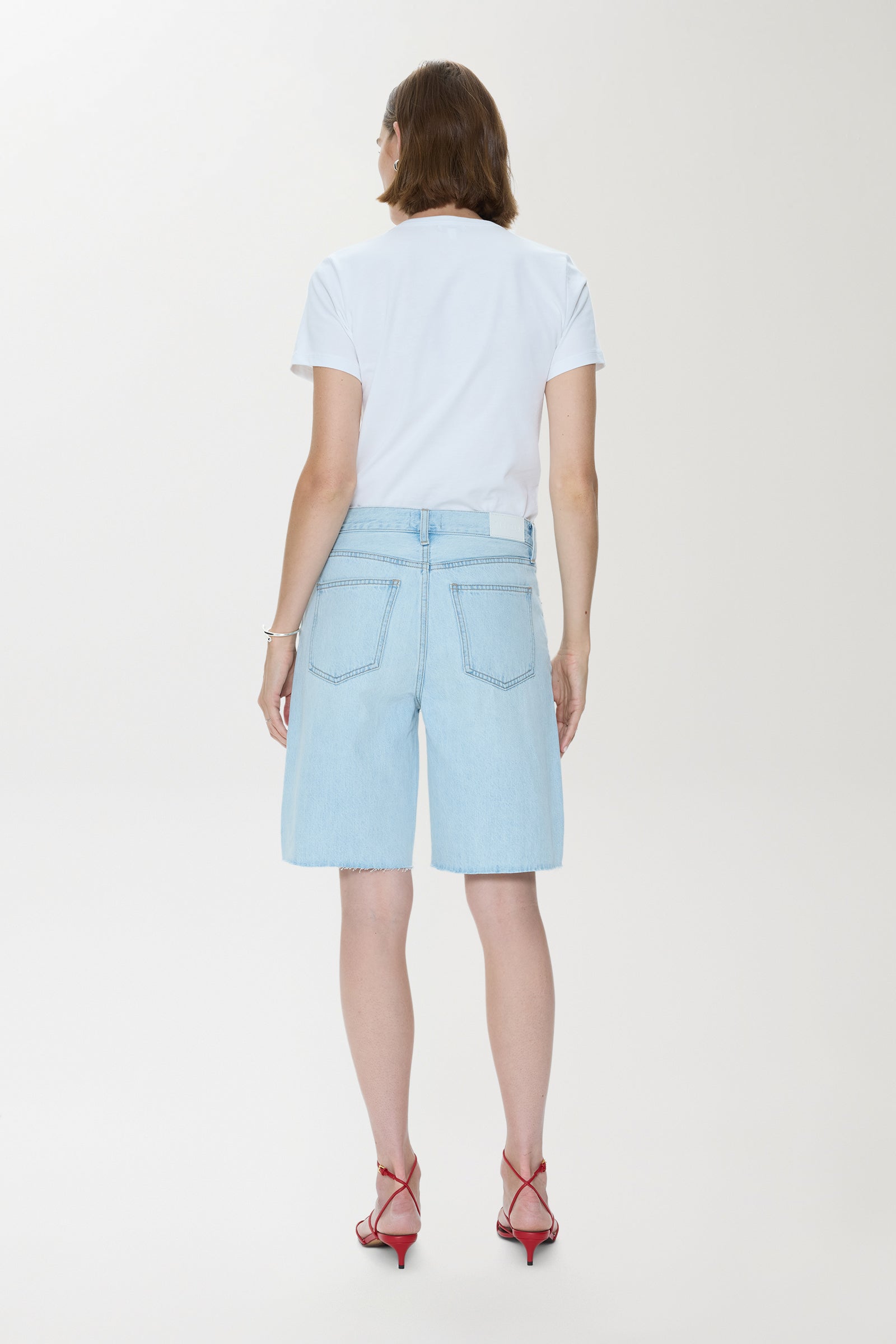 Pistola Nolan Relaxed Straight Cut Off - Postcards Vintage straight relaxed jeans