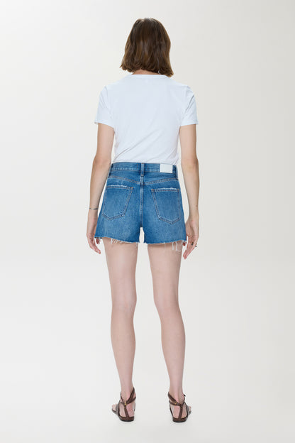Pistola Nova High Rise Cut Off Short - Calling high rise shorts