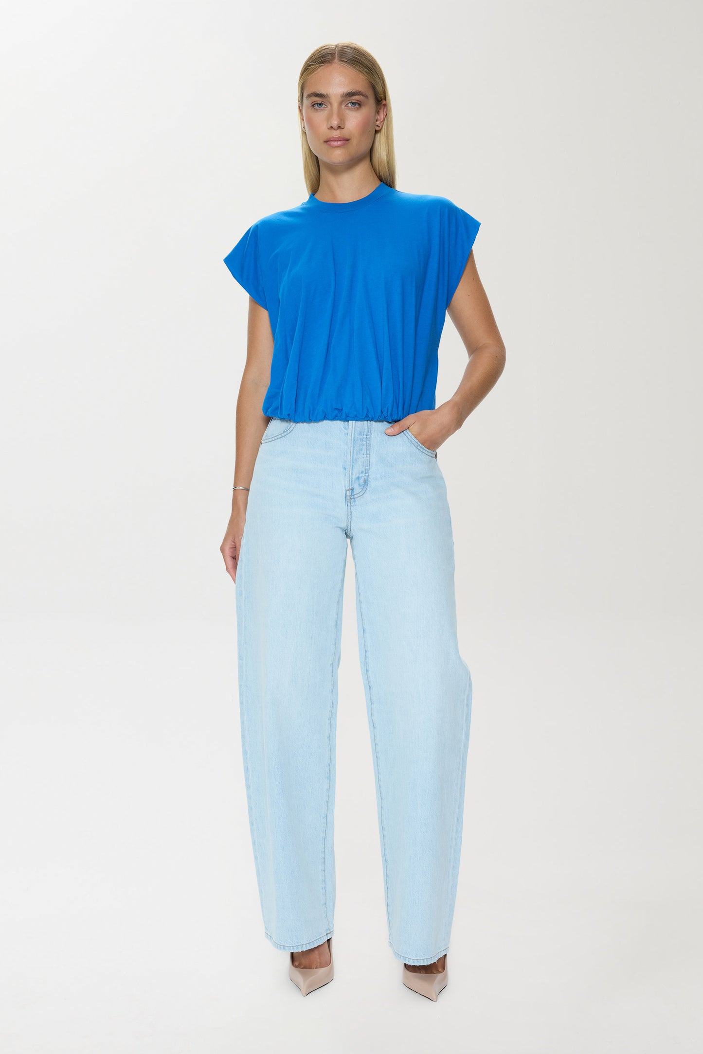 Millie Bubble Tee - Dusk