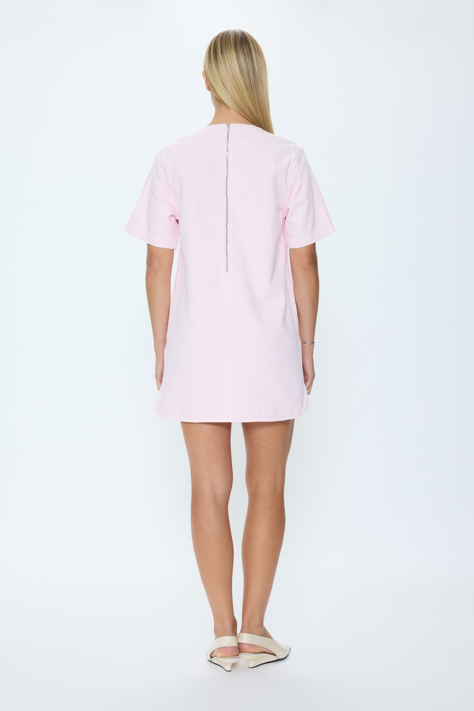 Pistola Remi Denim Dress - Blush P00071070-DR-BLUSH / Blush / S Pistola Remi Denim Dress - Blush P00071070-DR-BLUSH / Blush / S