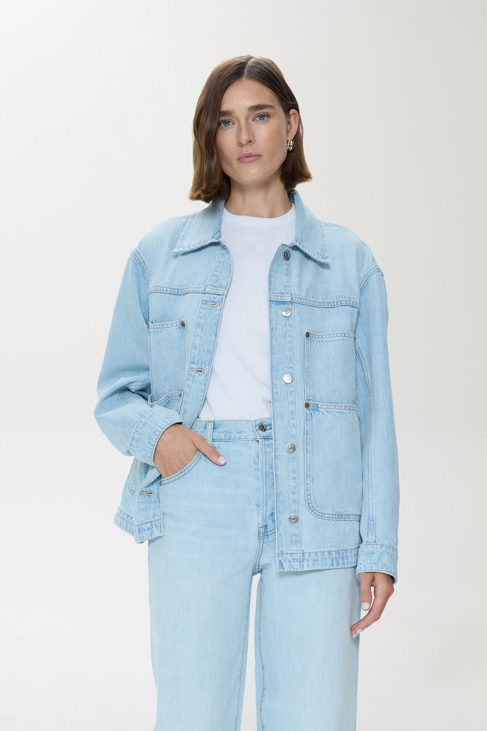 Karlee Chore Jacket - Postcards – Pistola Denim