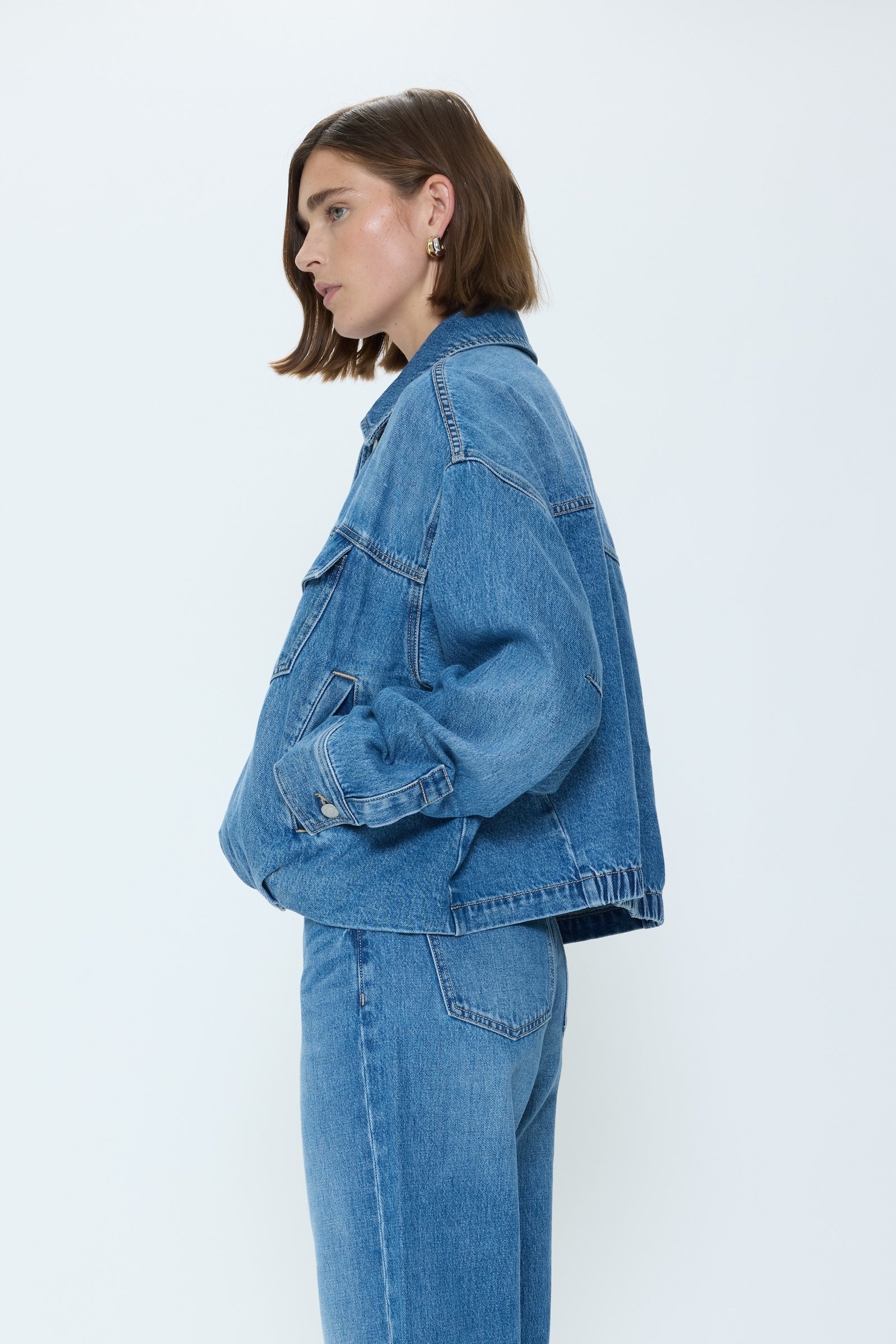 Bibi Blouson Trucker Jacket - Heartfelt – Pistola Denim