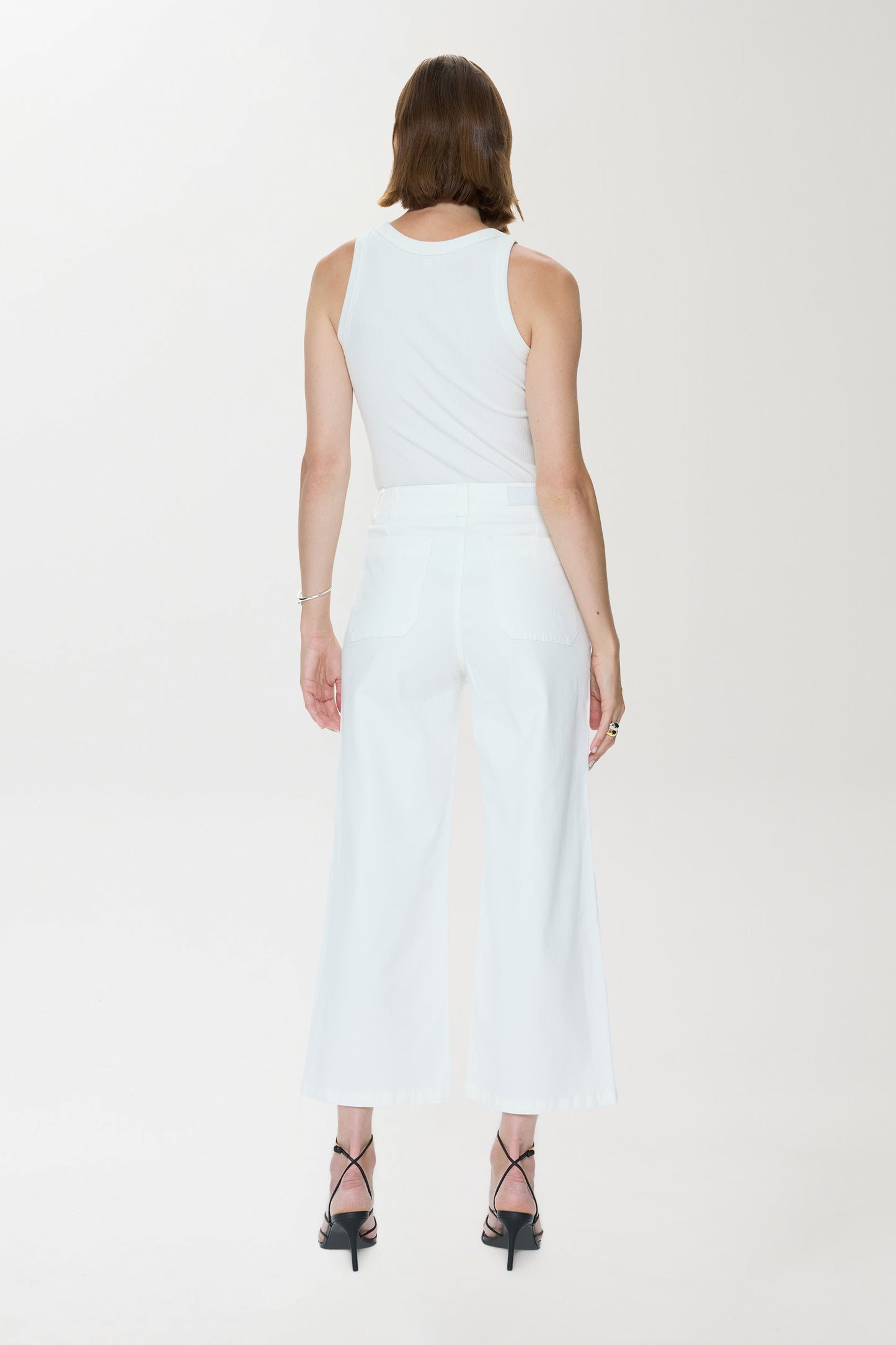 Zooey Patch Pocket Utility Pant - Le Blanc