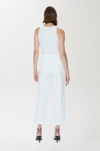 Zooey Patch Pocket Utility Pant - Le Blanc