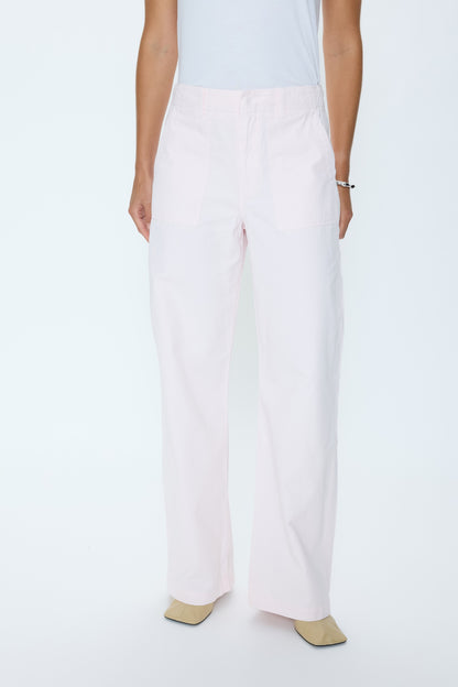 Wren Relaxed Straight Utility Pant - Ice Pink
