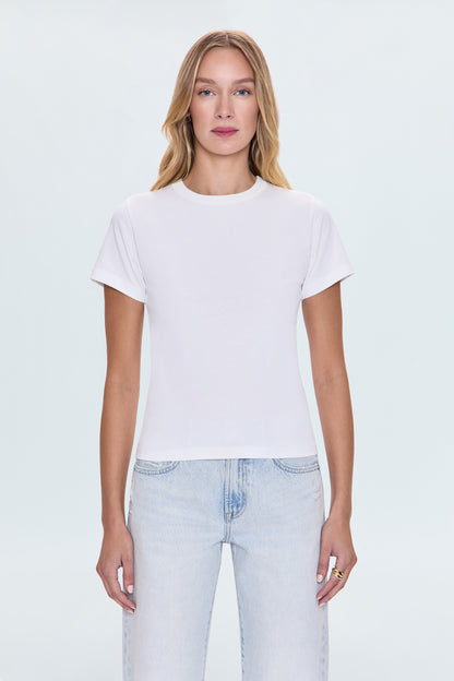 Alba Baby Tee- Le Blanc