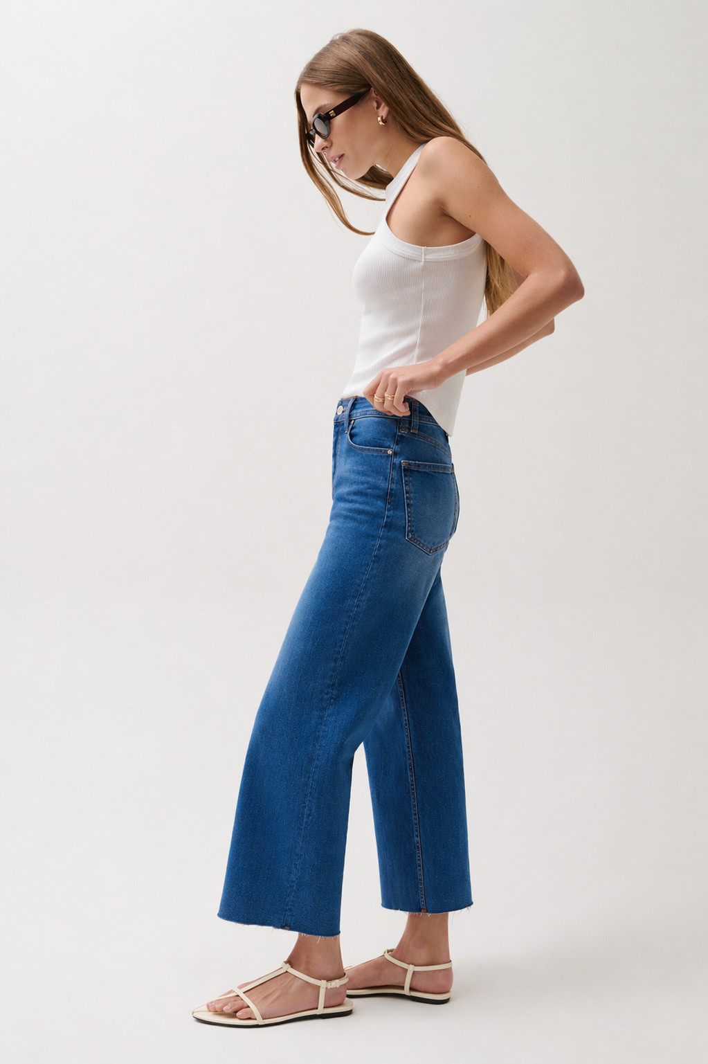 Penny High Rise Wide Leg - Rooftop